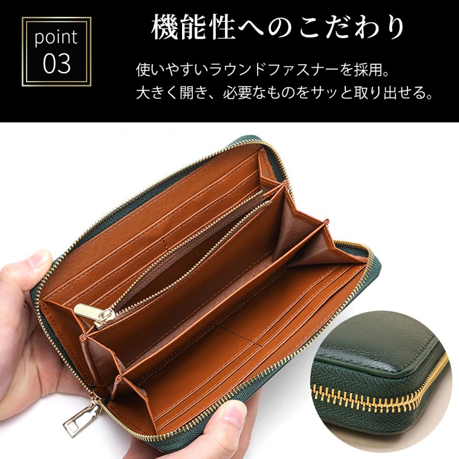 メンズ 長財布 ダブルファスナー ラウンドファスナー 新品 本革 緑 グリーン Amazon | [TAKUMI] ダブルファスナー ブライドルレザー ラウンド