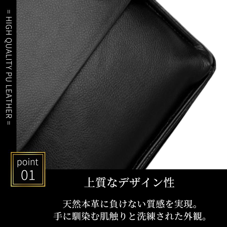 ショルダーバッグ メンズ 大きめ 革 PU レザー 黒 40代 50代 ワンショルダー 斜めがけ 皮 鞄 カバン｜ysk-syoten｜07