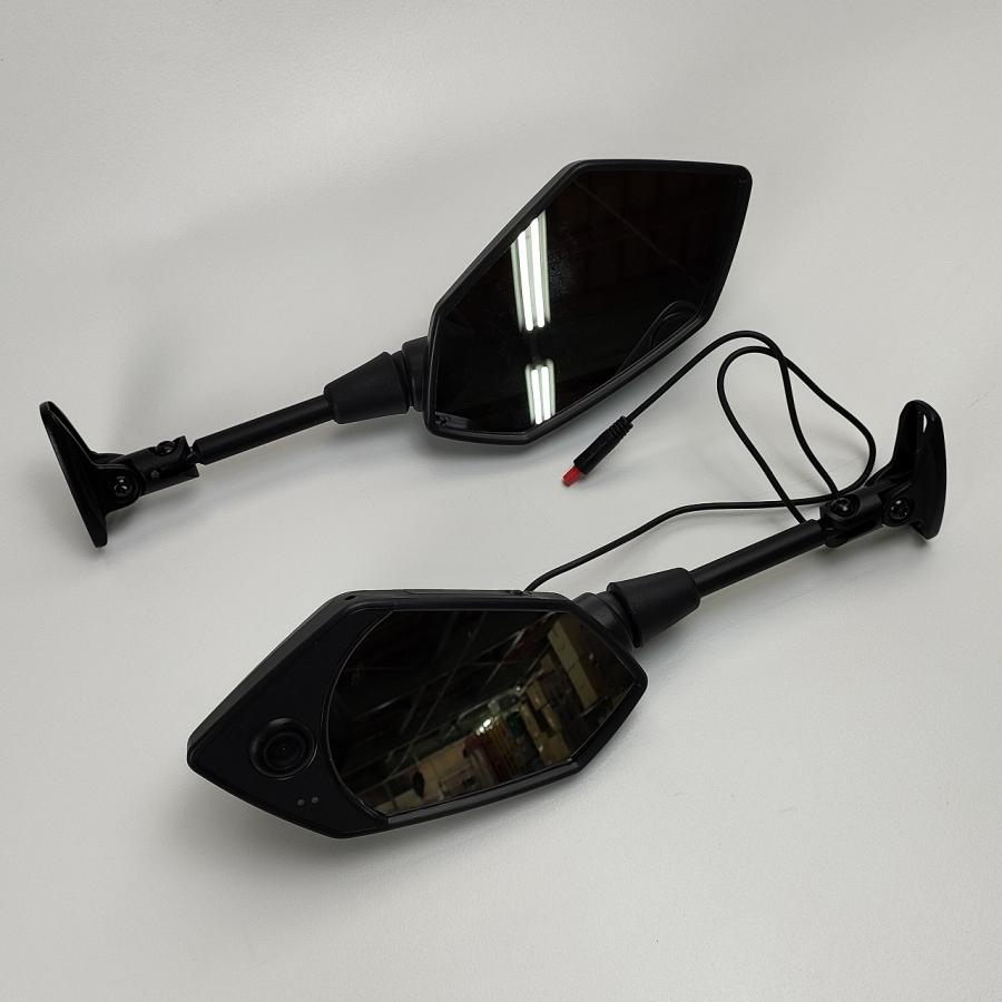 【新品】バイク用 ドラレコ D-ride ディーライド ミラー一体型 ディーライド「ミラー 一体型ドライブレコーダー」使用レビュー