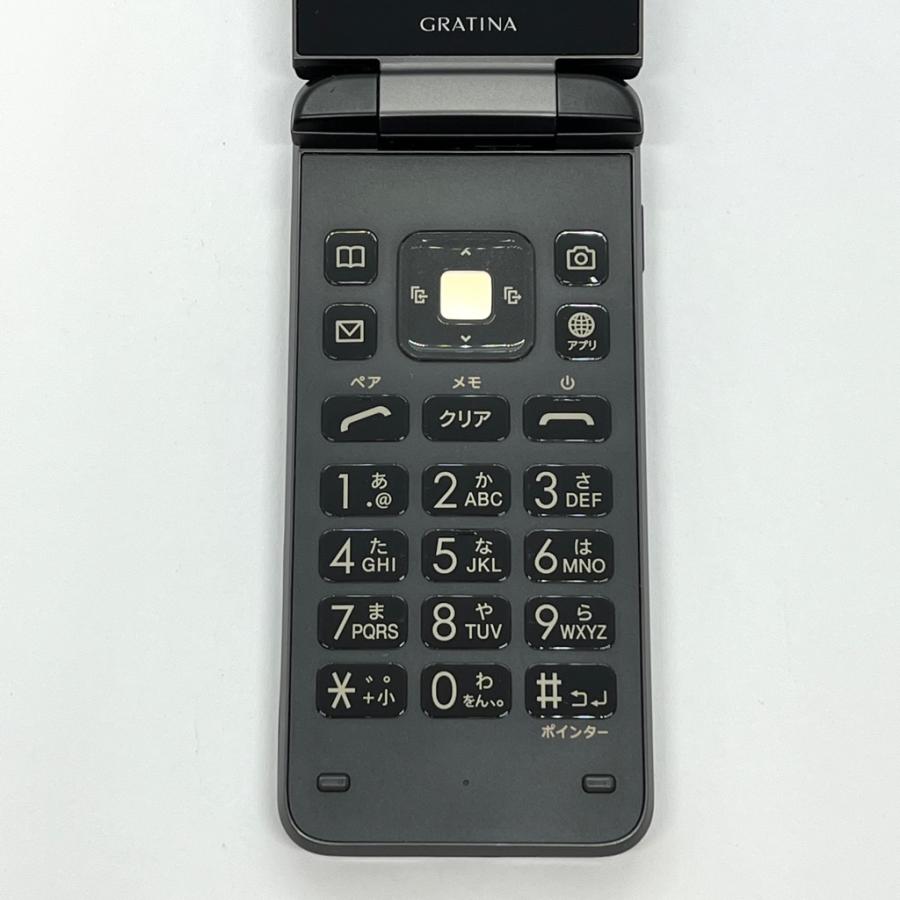 GRATINA KYF39 墨 ブラック au SIMロック解除済み 4G LTEケータイ Bluetooth 携帯電話 ガラホ本体 送料無料 H12｜ysmobile-store｜04