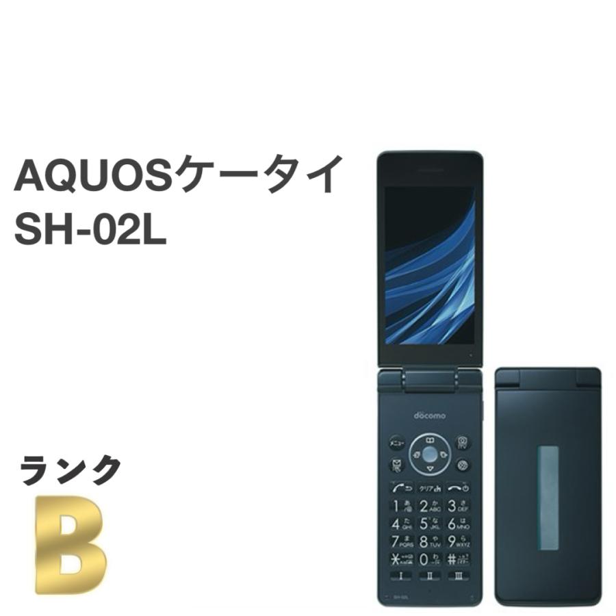 AQUOS ケータイ AQUOSケータイ SH-02L ブラック docomo SIMフリー 4G  
