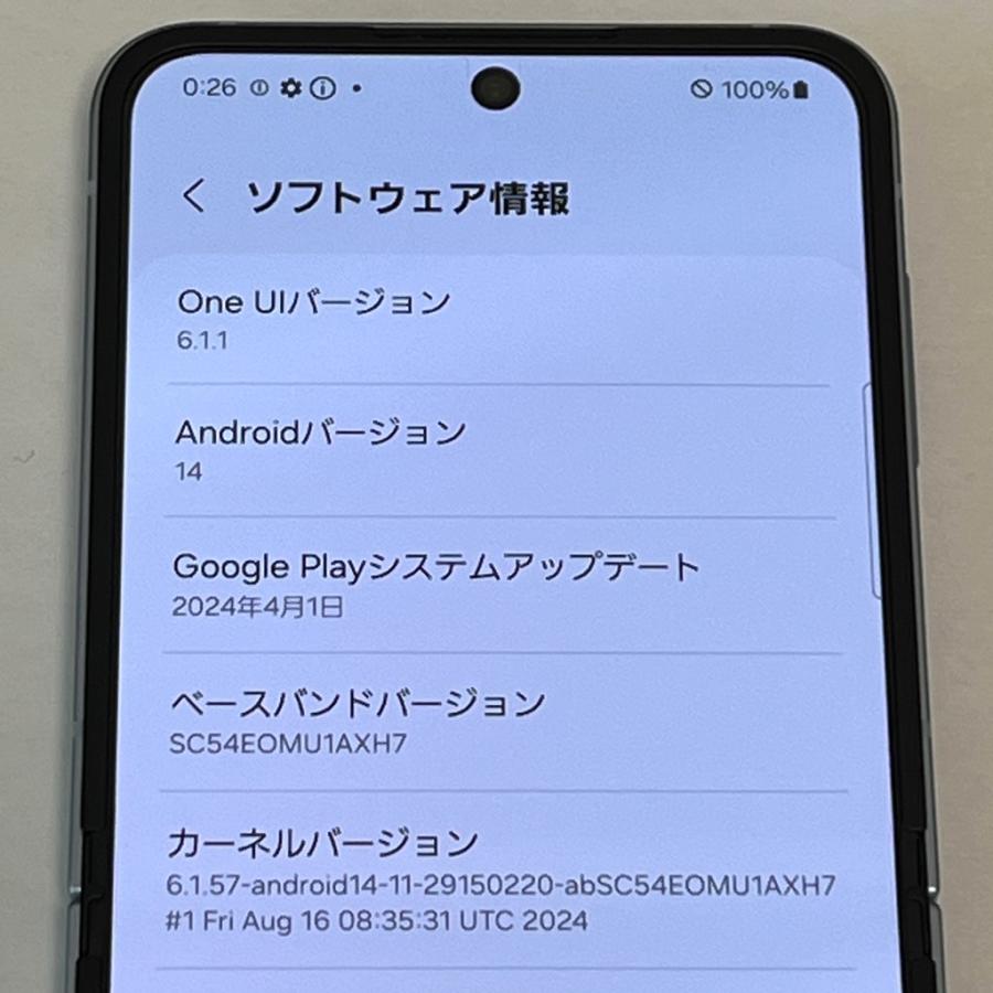 Galaxy Z 新品同様 SIMフリー Flip6 SC-54E docomo [ブルー] 256GB