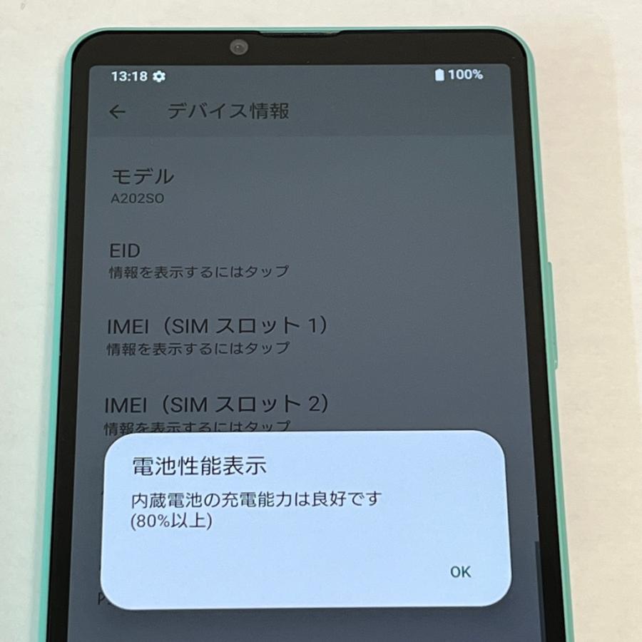 Xperia 10 IV 【新品同様】SIMフリー A202SO [ミント] ソフトバンク