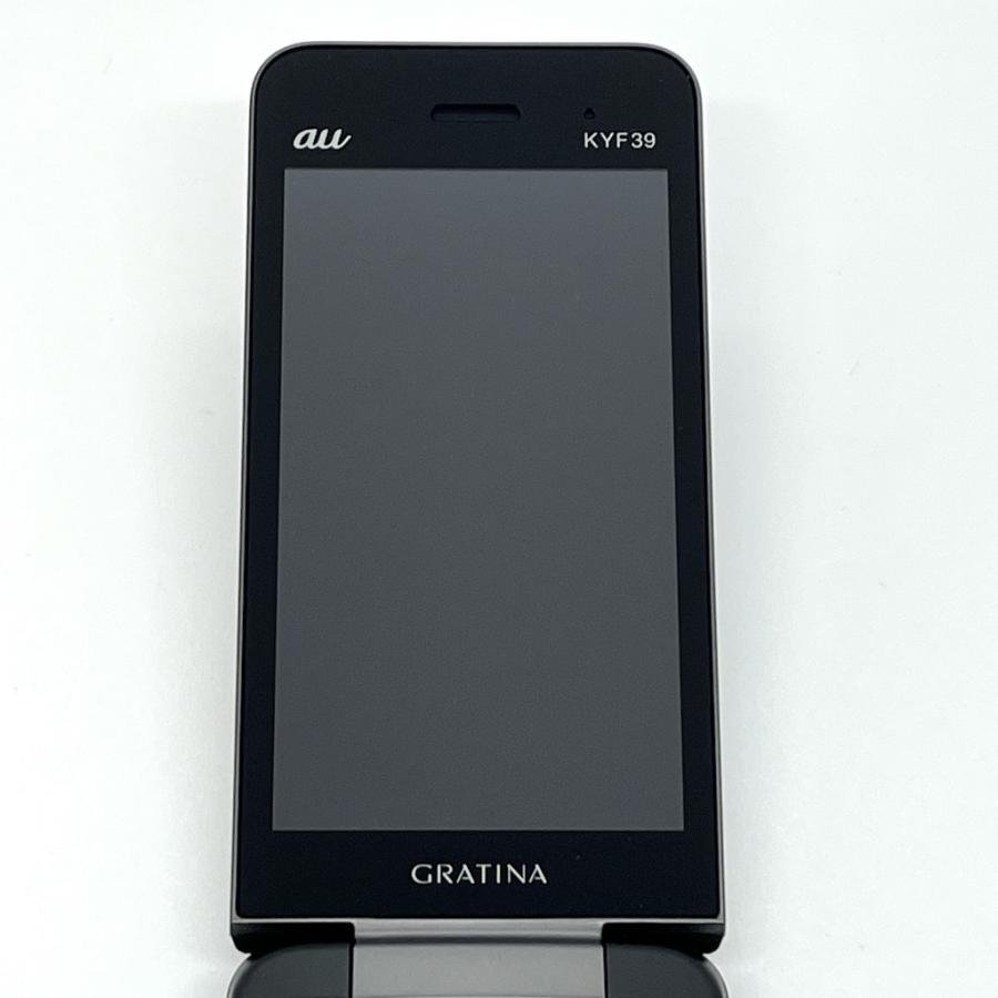 KYOCERA（京セラ） 【美品】GRATINA KYF39 墨 ブラック au SIMロック