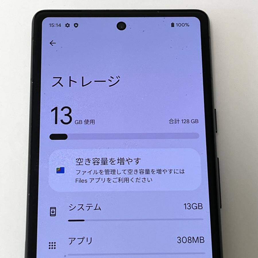 Google Pixel 【訳あり】Google 7a Charcoal au版SIMフリー 128GB／8GB