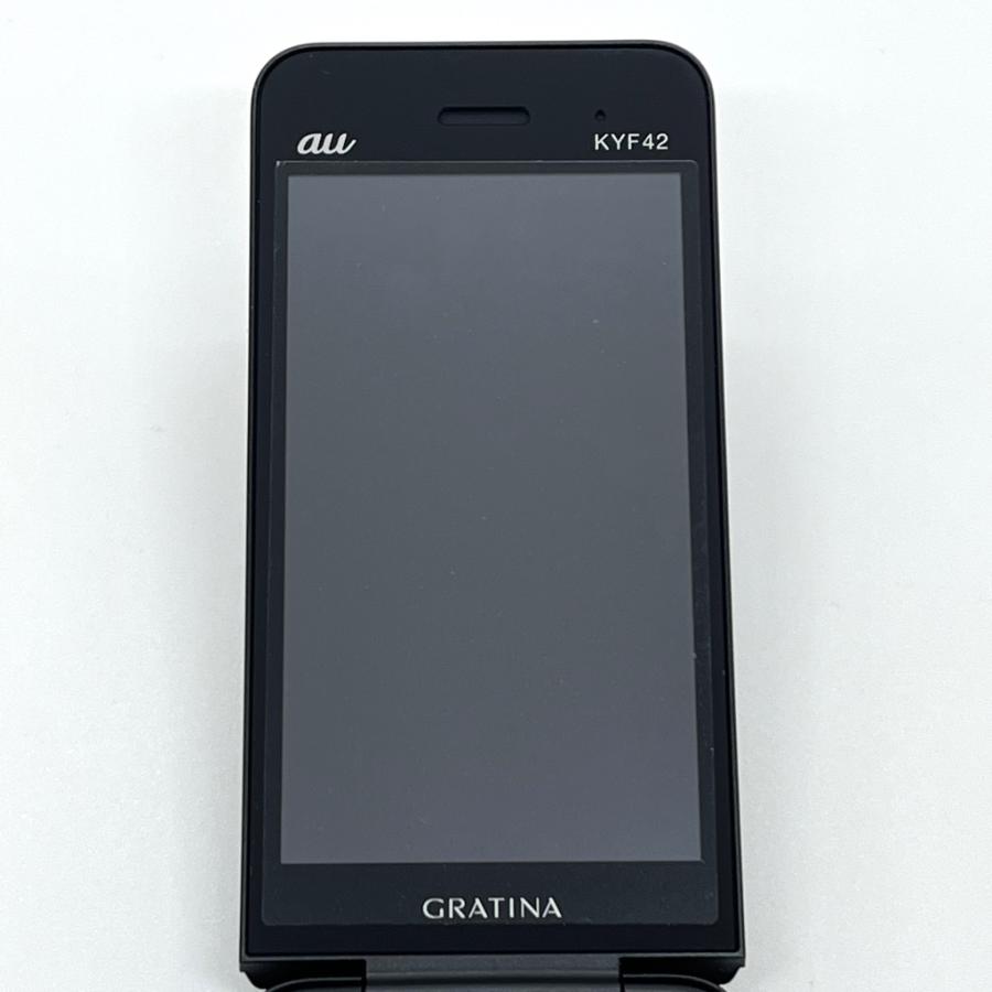 au 京セラ GRATINA KYF42 新品同様4G LTEケータイ