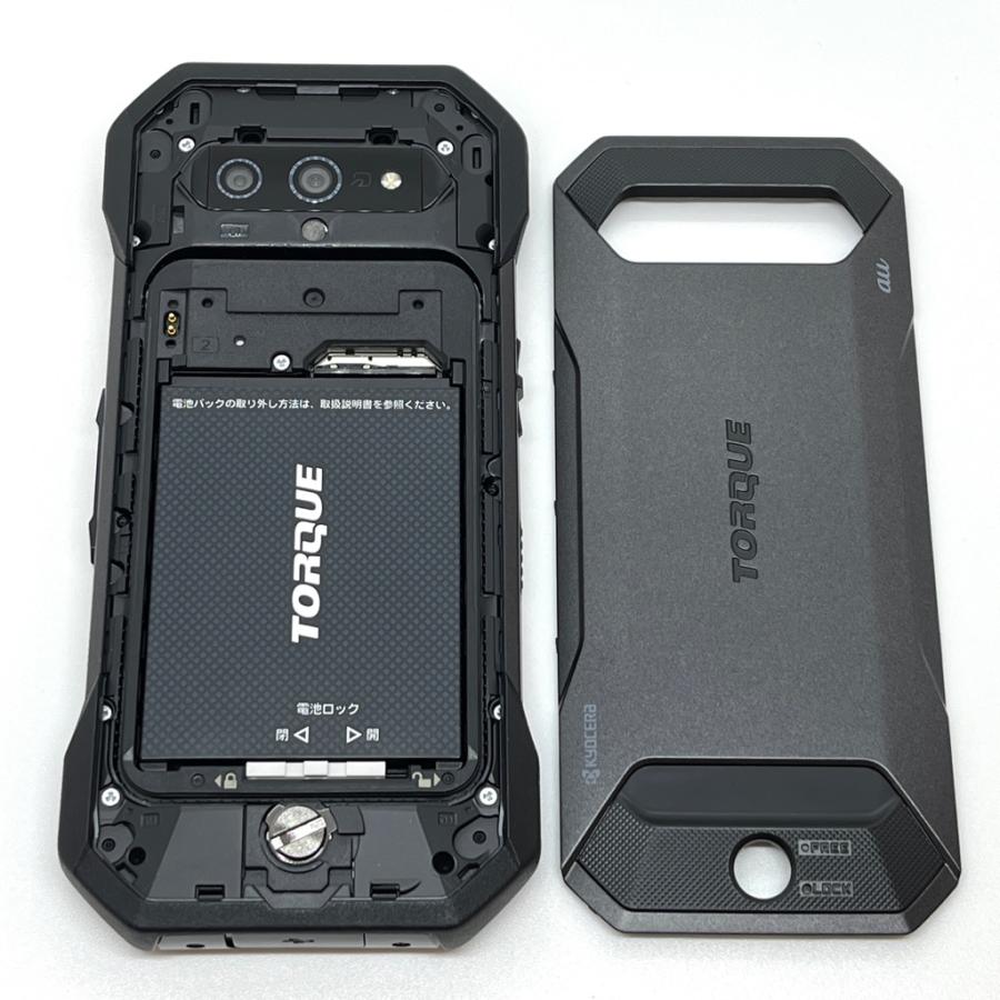美品　au TORQUE 5G KYG01 ブラック　SIMフリー済 TORQUE 【極美品】TORQUE 5G KYG01 [ブラック] au SIMロック解除