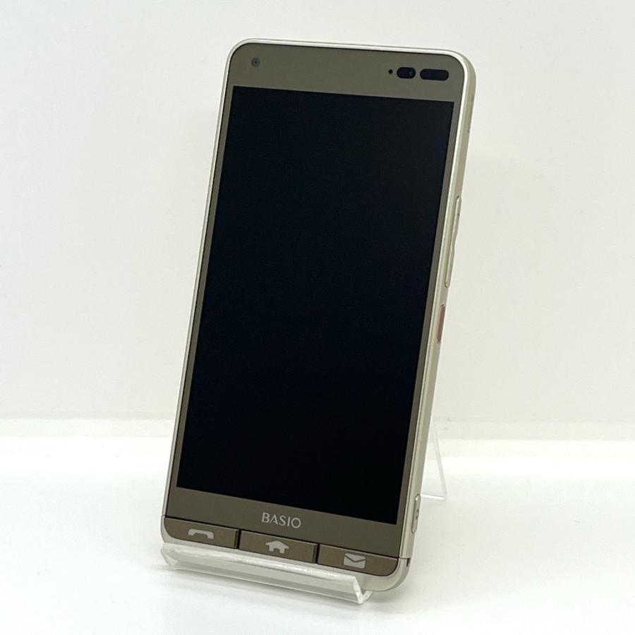BASIO 【美品】BASIO3 KYV43 ゴールド au SIMロック解除済