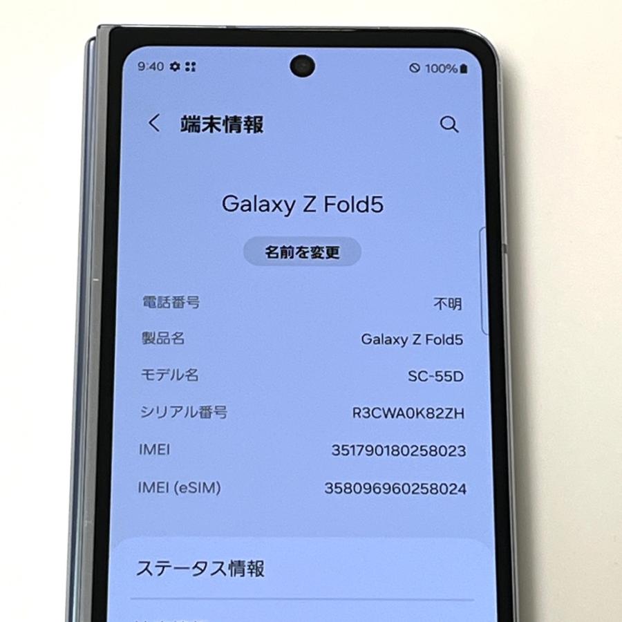 Galaxy Z 【極美品】Galaxy Fold5 SC-55D docomo SIMフリー 256GB