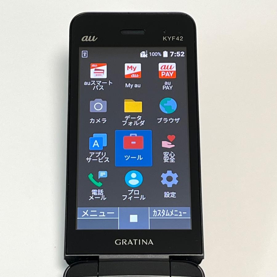 京セラドキュメントソリューションズ 【美品】GRATINA KYF42 au SIM