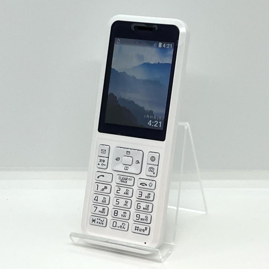 美品】ワイモバイル Simply 603SI ホワイト プリペイド ストレート