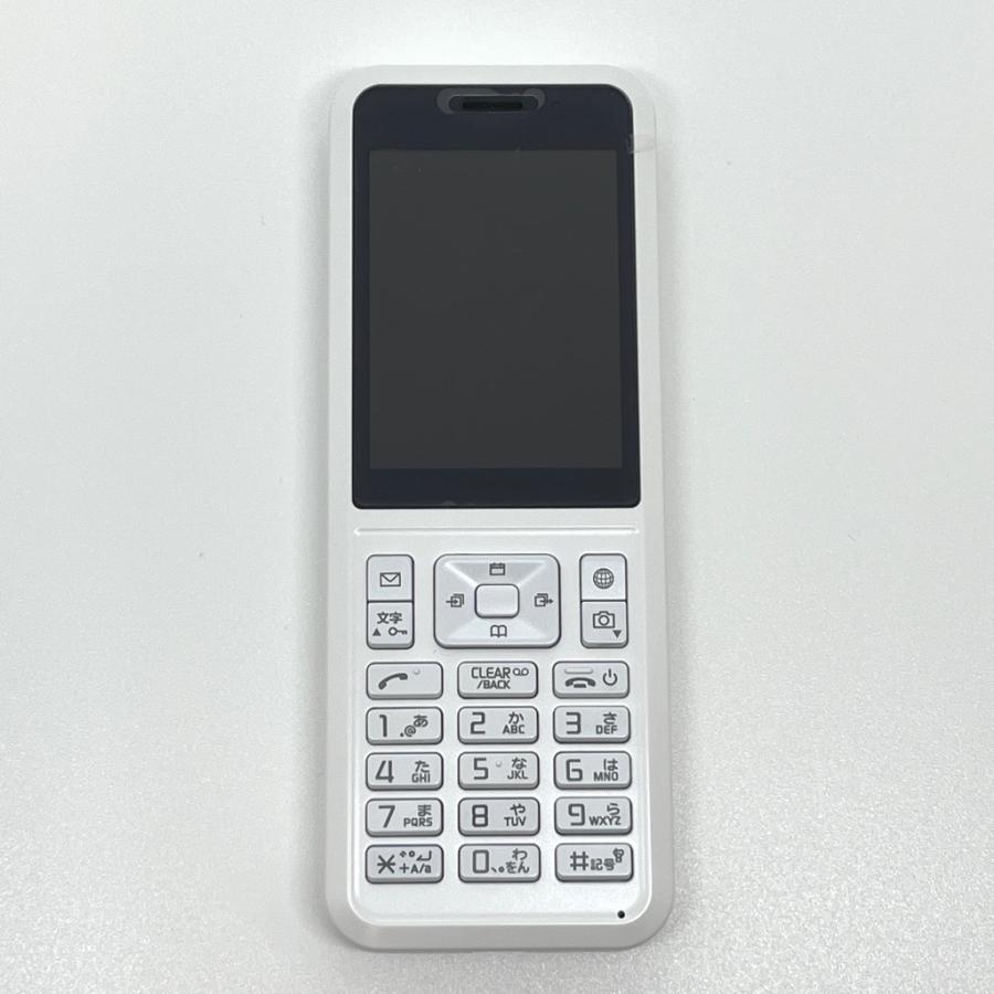 美品】ワイモバイル Simply 603SI ホワイト プリペイド ストレート