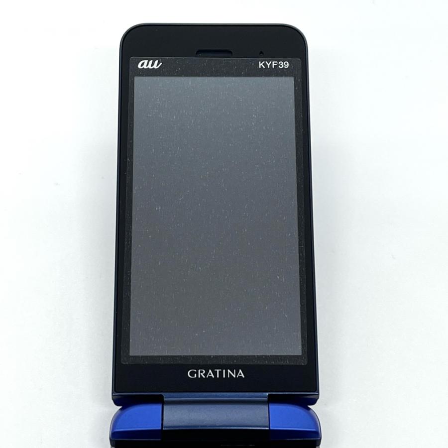 KYOCERA（京セラ） 【新品同様】希少 GRATINA KYF39 紺碧 au SIMロック