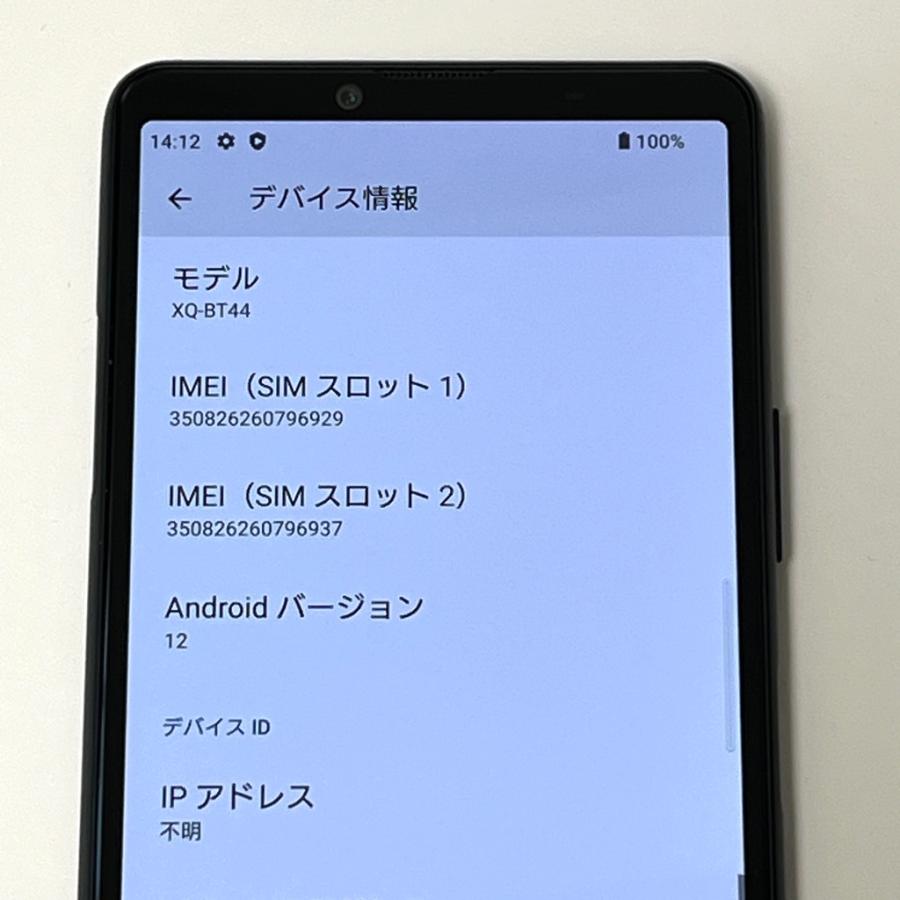 Xperia 10 III 【訳あり】極美品 SIMフリー Lite XQ-BT44 楽天モバイル