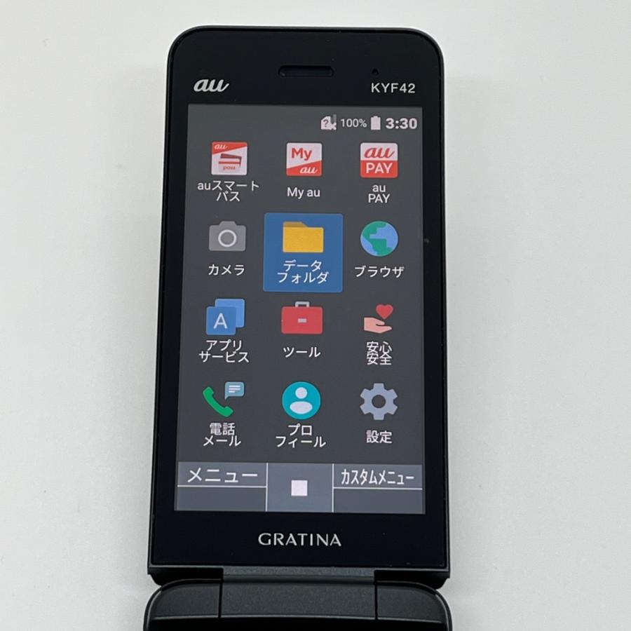 京セラドキュメントソリューションズ 【美品】GRATINA KYF42 au SIM