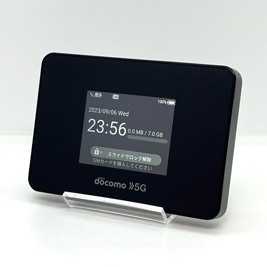 NTT docomo 【液晶美品】Wi-Fi STATION SH-52B ブラック docomo