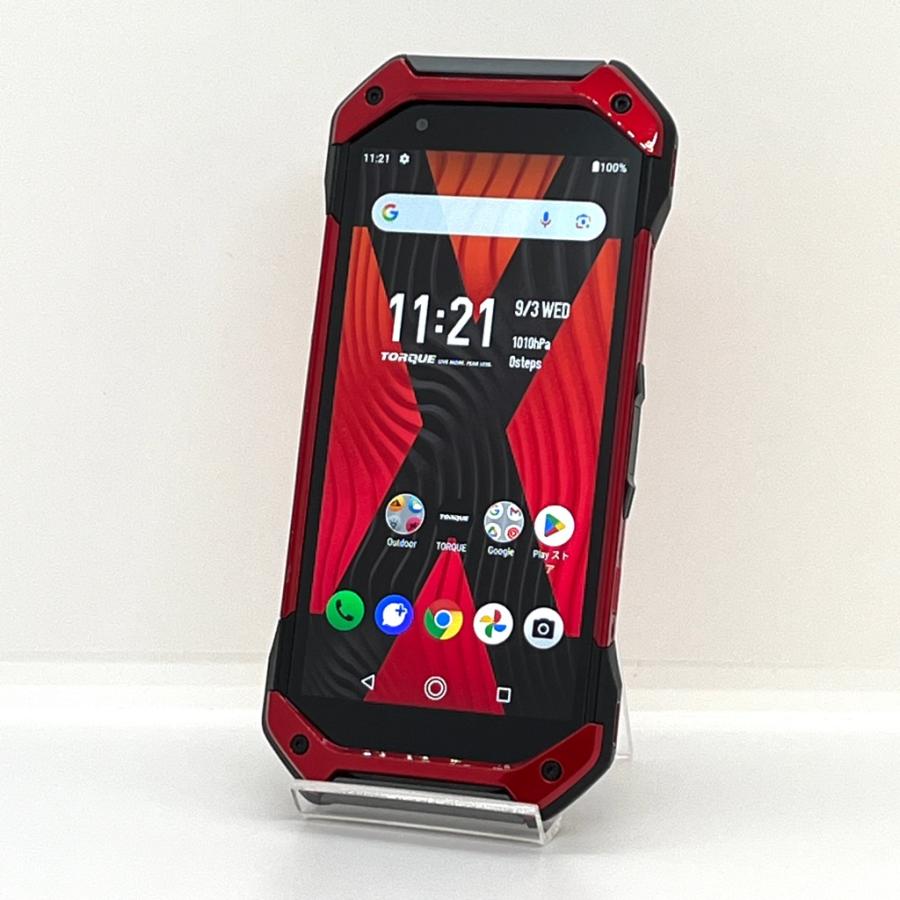 TORQUE 【美品】TORQUE 5G KYG01 [レッド] au SIMロック解除済み 128GB