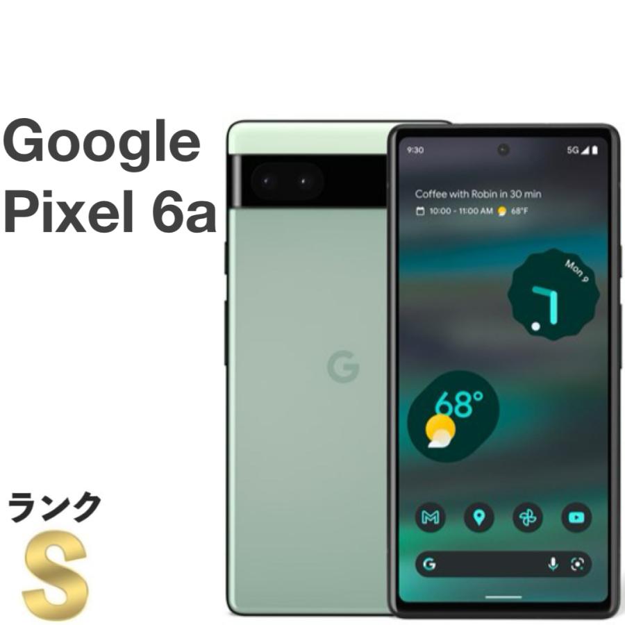 スマートフォン本体 Google Pixel 6a Sage 128 GB Softbank Google Pixel 【新品同様】Google 6a 128GB／6GB ソフトバンク SIM