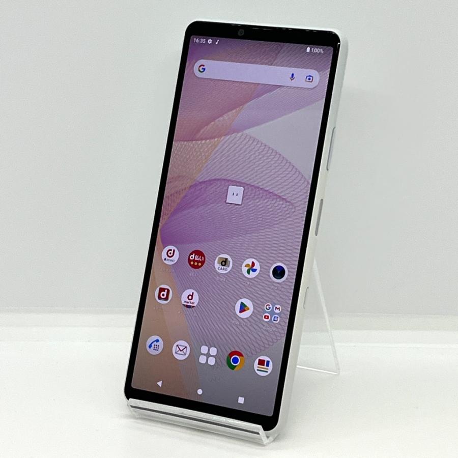08 Xperia 10 ⅲ ホワイト SIMフリー 美品 Xperia 【美品】Xperia 10 III SO-52B docomo SIMフリー 128GB／6GB