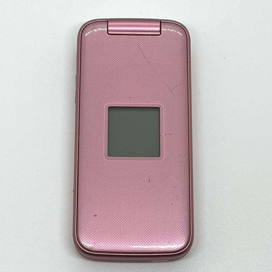らくらくシリーズ 【液晶美品】らくらくホン F-02J ピンク ドコモ SIM