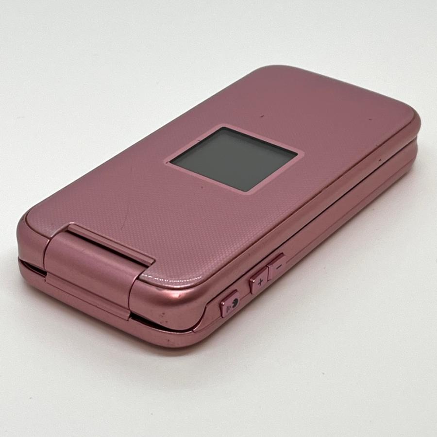 富士通 らくらくホン F-02J ピンク docomo 4G LTE ガラホ らくらくシリーズ 【液晶美品】らくらくホン F-02J ピンク ドコモ SIM