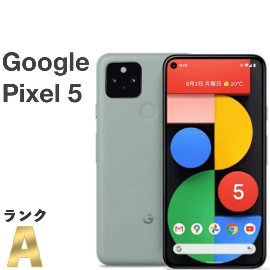 携帯電話本体 Pixel5 au 128GB Google Pixel 【美品】Google 5 au SIMフリー 128GB／8GB Sorta Sage