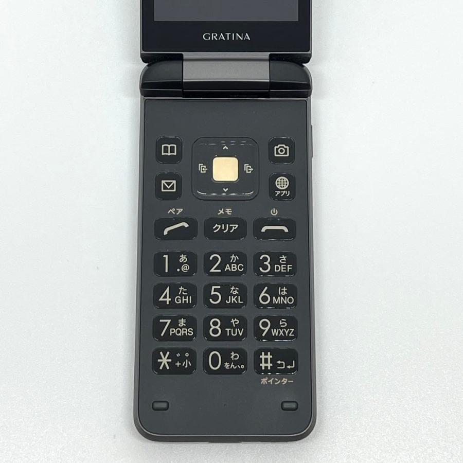 KYOCERA（京セラ） 【美品】GRATINA KYF39 墨 ブラック au SIMロック