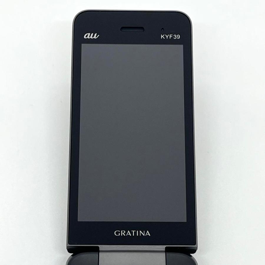 KYOCERA（京セラ） 【美品】GRATINA KYF39 墨 ブラック au SIMロック