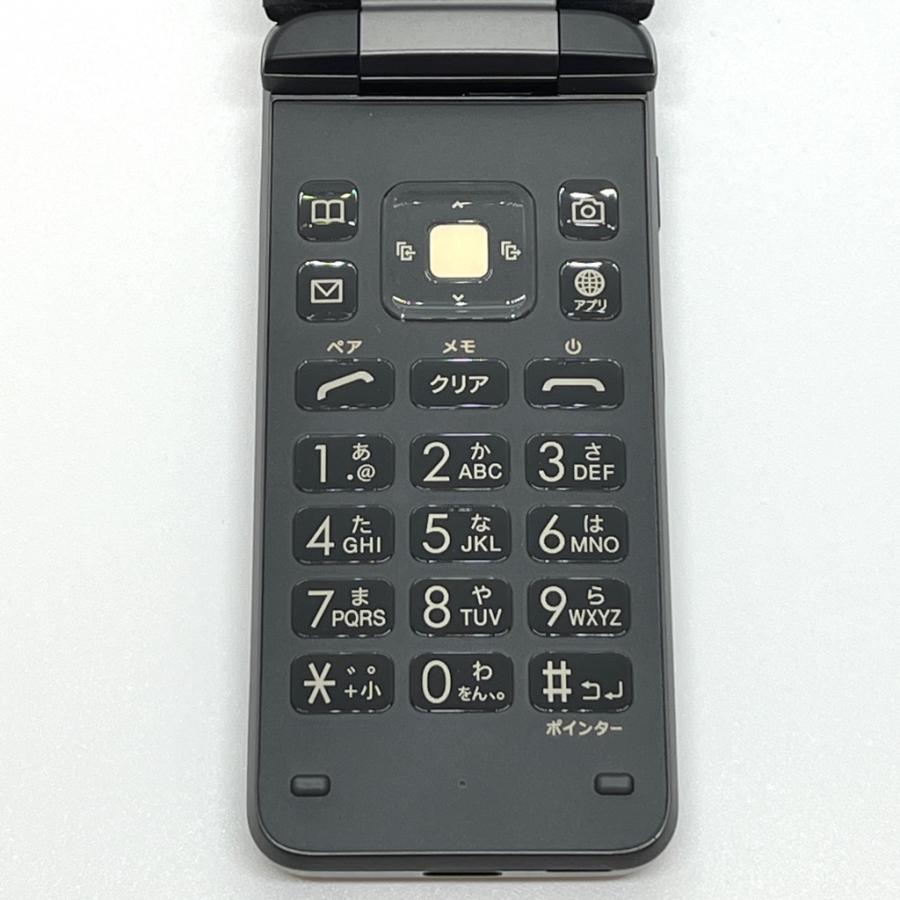 KYOCERA 美品 カメラレス GRATINA KYF39 墨 ブラック au SIM