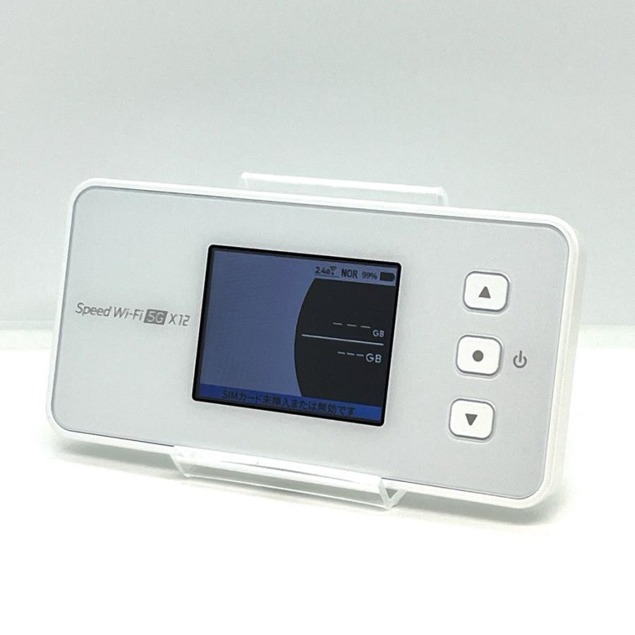 NECプラットフォームズ Speed Wi-Fi 5G X12 NAR03 アイスホワイト au