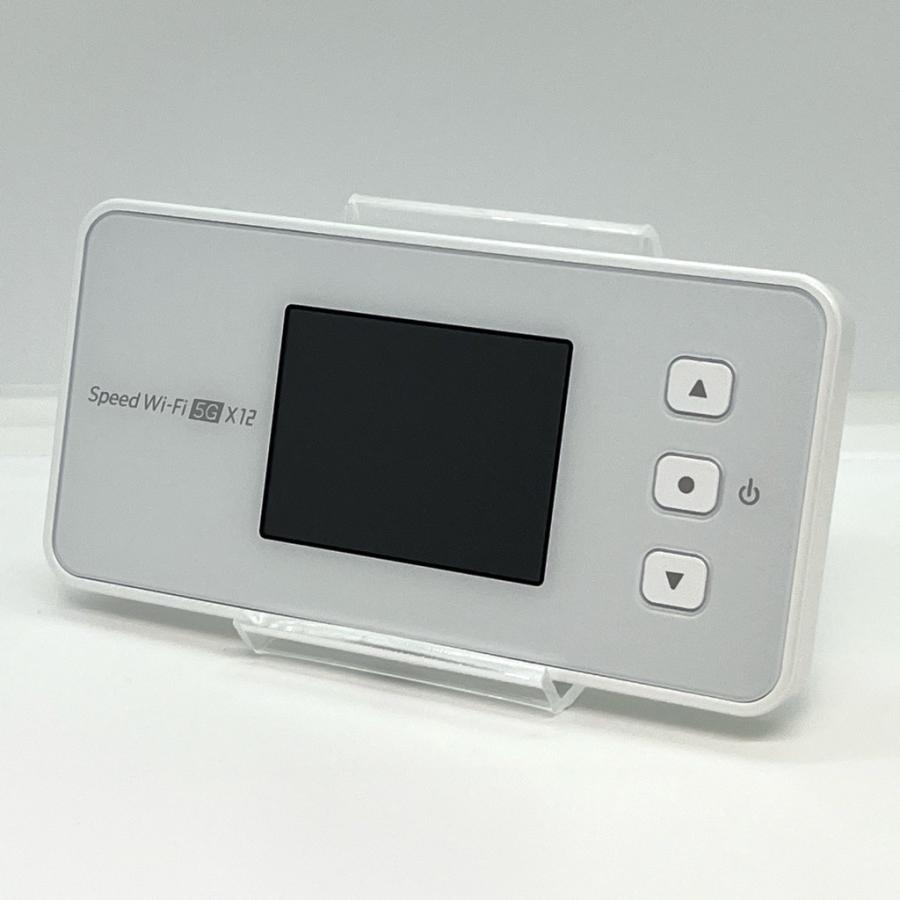 NECプラットフォームズ Speed Wi-Fi 5G X12 NAR03 アイスホワイト au