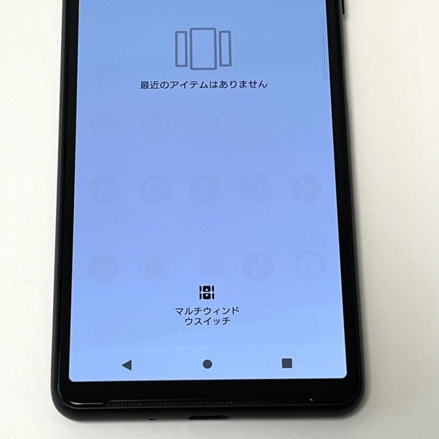 中古】Xperia 10 III SOG04 au SIMロック解除済 128GB／6GB ブラック 6