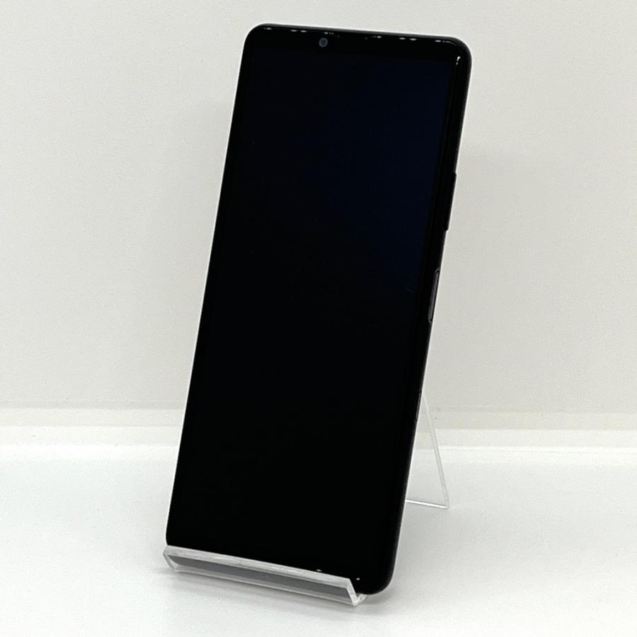 中古】Xperia 10 III SOG04 au SIMロック解除済 128GB／6GB ブラック 6