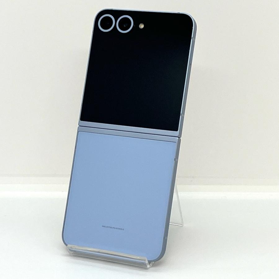 極美品】Galaxy Z Flip6 SCG29 au SIMフリー 256GB／12GB ブルー 白