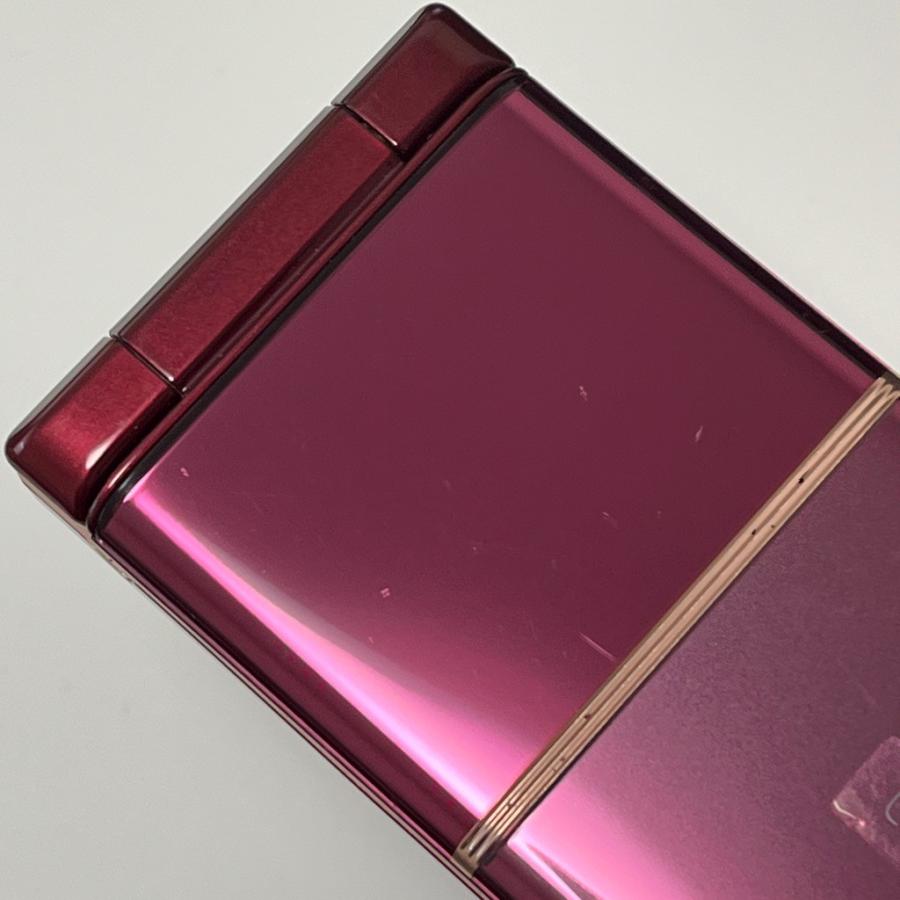 auガラスマ KYF35 simロック解除済み 美品】MARVERA KYF35 au SUMロック解除済 4G LTE ワインレッド