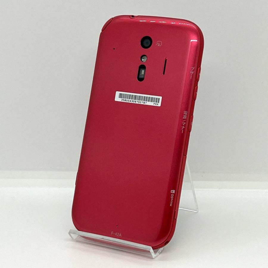 らくらくスマートフォン F-42A ドコモ ピンク スマホ 初心者 高齢者 新品同様】らくらくスマートフォン F-42A ピンク docomo SIMフリー