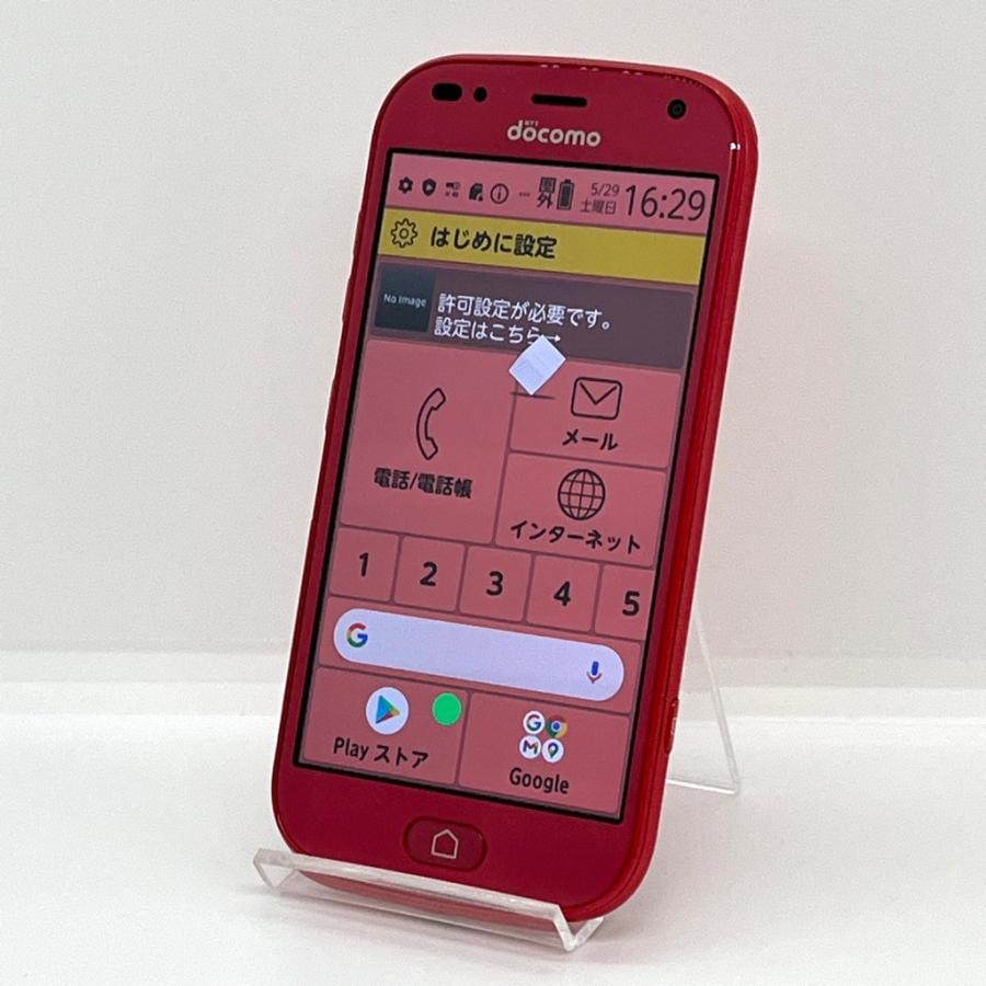 新品同様】らくらくスマートフォン F-42A ピンク docomo SIM