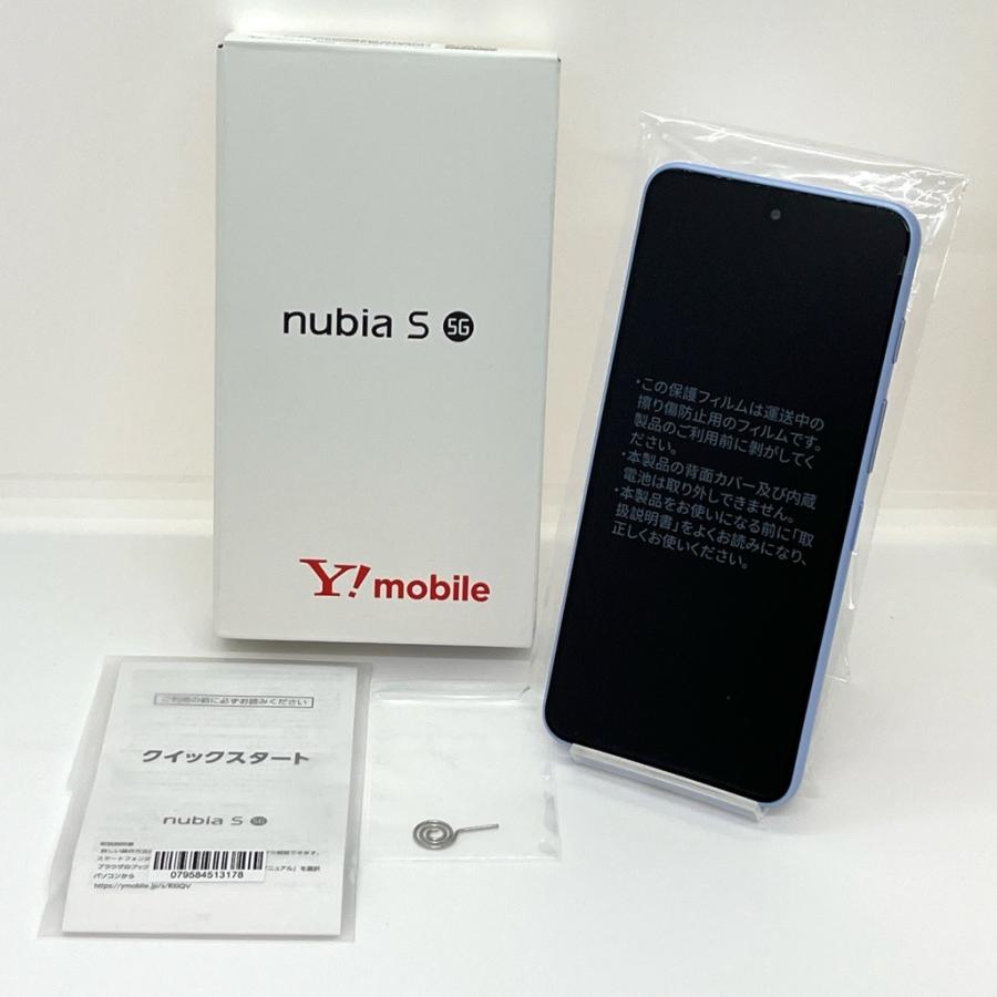 激安　nubia S 5G 128GB A403ZT SIMフリー nubia 【新品同様】nubia S 5G A403ZT ワイモバイル SIMフリー 128GB
