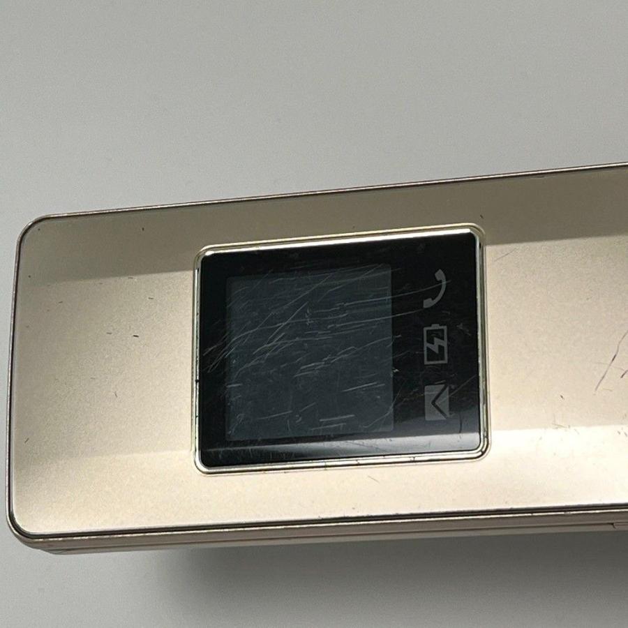 かんたん携帯10 807SH ゴールド ソフトバンク SIMロック解除済 AQUOS
