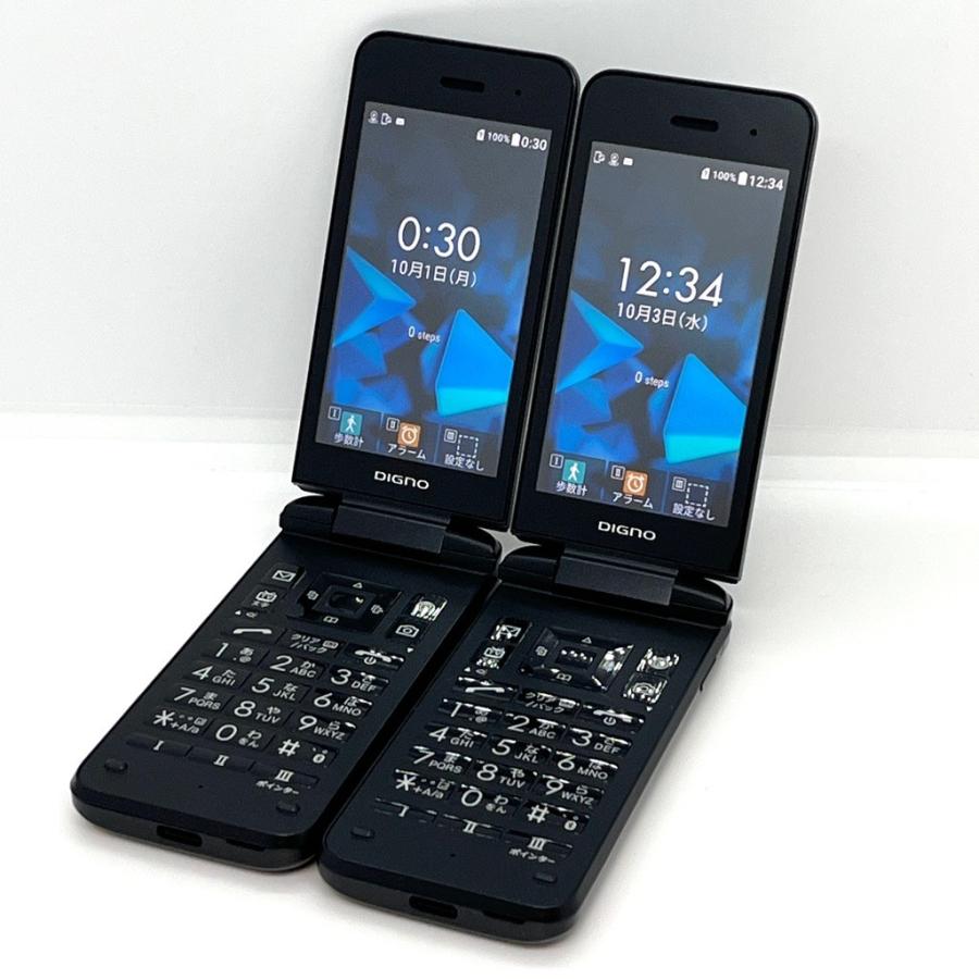 2台セット】DIGNO ケータイ3 902KC ソフトバンク SIMフリー ブラック