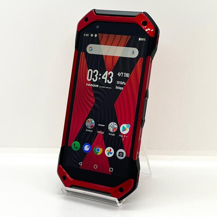 TORQUE 5G KYG01 au SIMロック解除済 128GB／6GB レッド