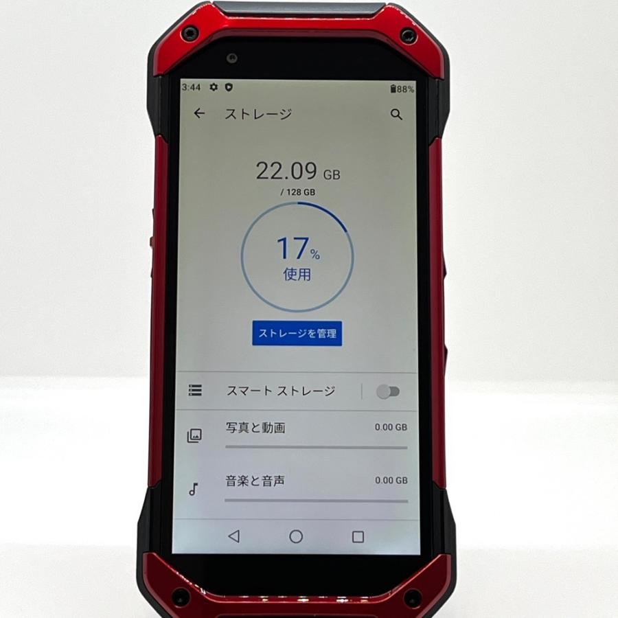 TORQUE 5G KYG01 au SIMロック解除済 128GB／6GB レッド