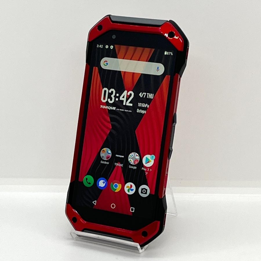 TORQUE 5G KYG01 au simロック解除　SIMフリー　赤　レッド 美品】TORQUE 5G KYG01 au SIMロック解除済 128GB／6GB レッド 白ロム