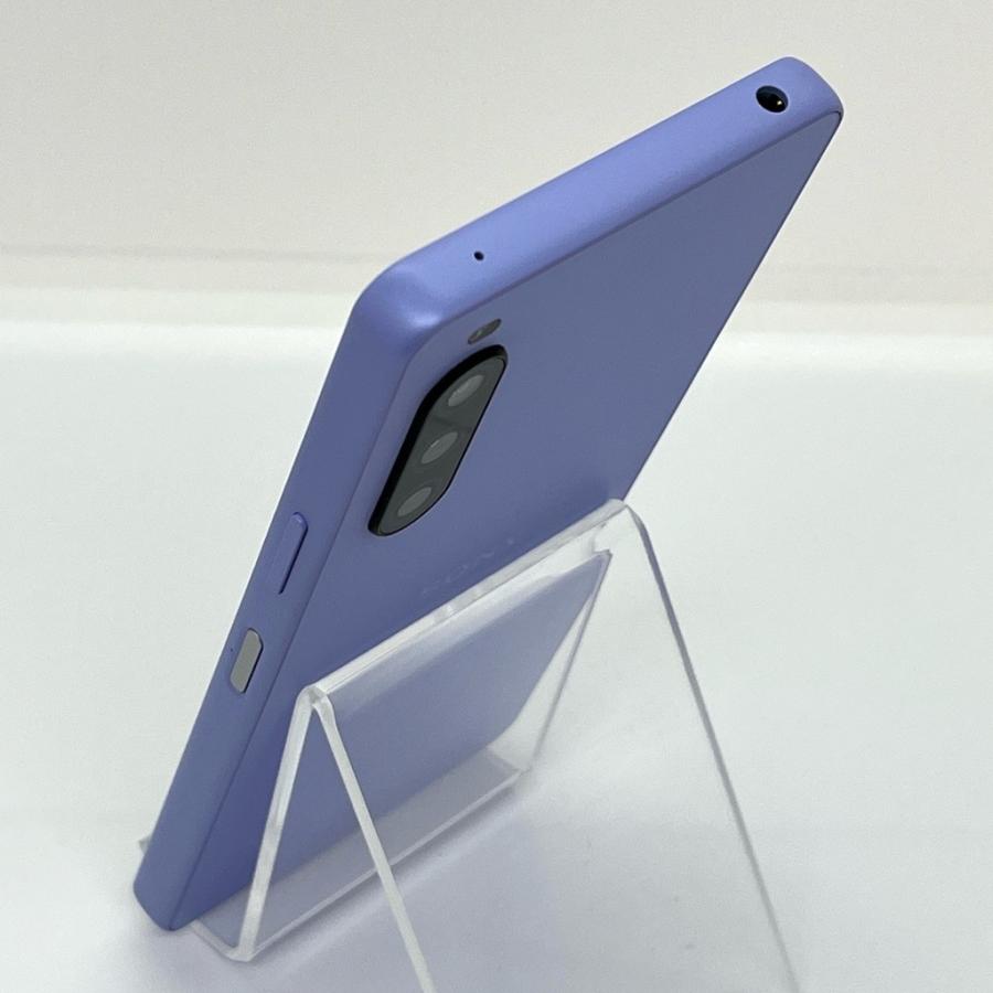 美品】Xperia 10 V SOG11 au SIMフリー 128GB／6GB ラベンダー 5G
