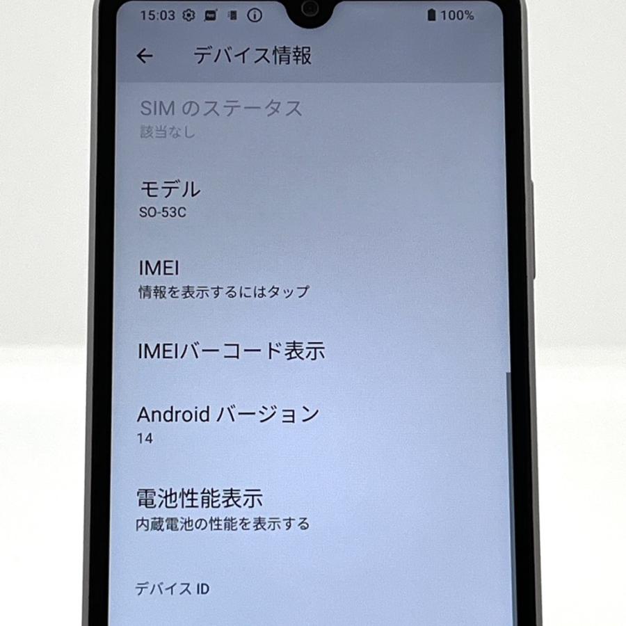 極美品】Xperia Ace III SO-53C docomo SIMフリー 64GB／4GB グレー 白