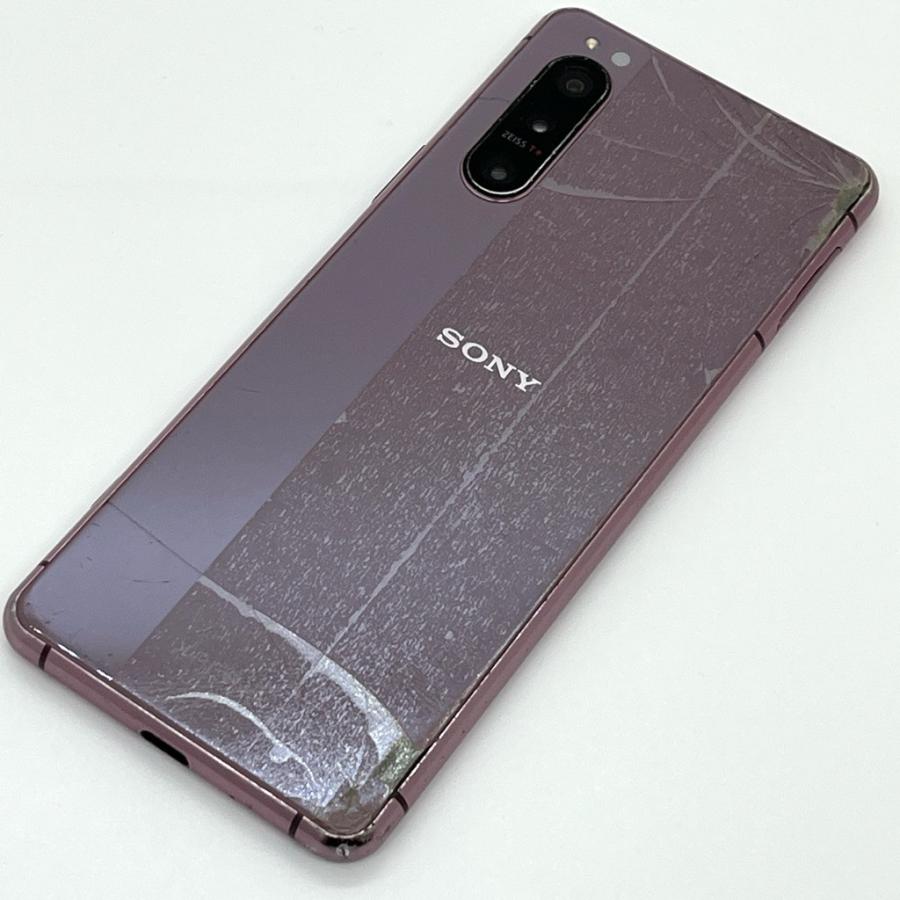 ジャンク】Xperia 5 II SOG02 au SIMロック解除済 128GB／8GB ピンク