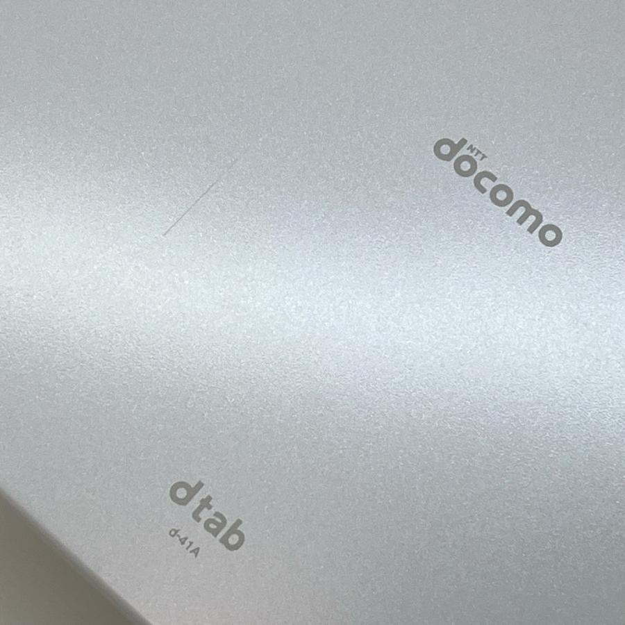 液晶美品】dtab d-41A docomo SIMロック解除済 64GB／4GB 白ロム 10.1