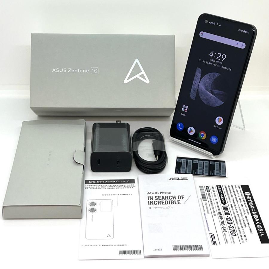 c*y様 zenfone10 ブラックスマートフォン 本体 充電器付き Zenfone 10 512GB／16GB 国内版SIMフリー 上位モデル AI2302 スター