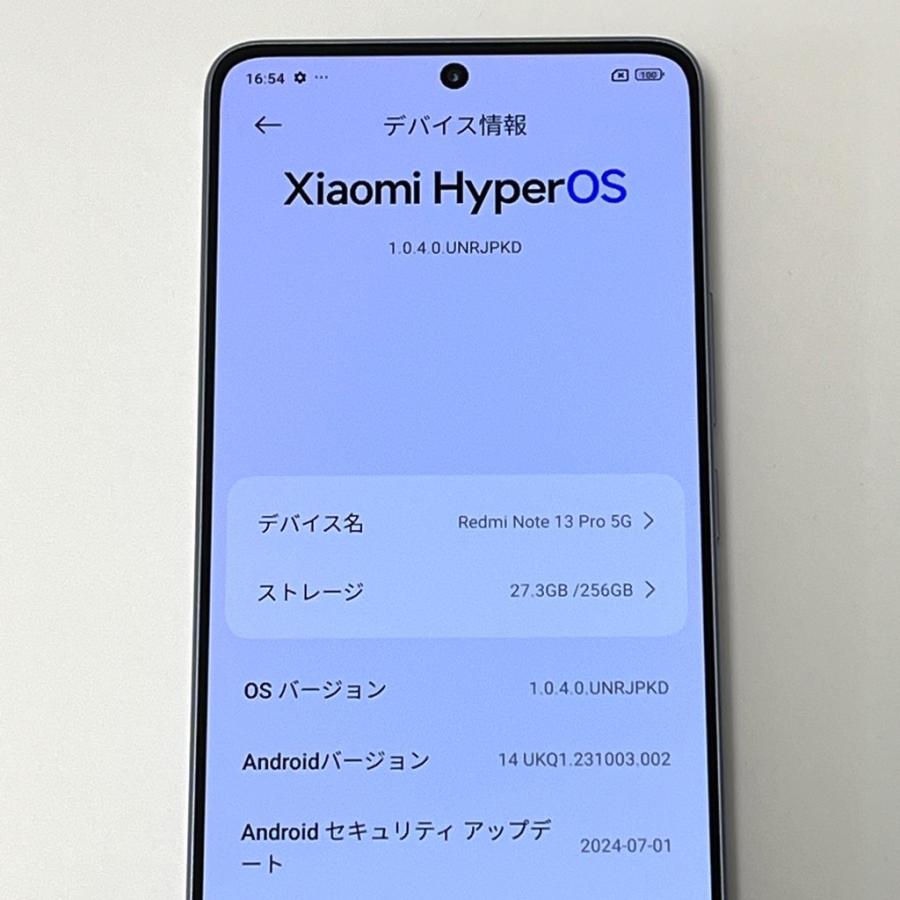 極美品】Redmi Note 13 Pro 5G XIG05 au SIMフリー 256GB／8GB