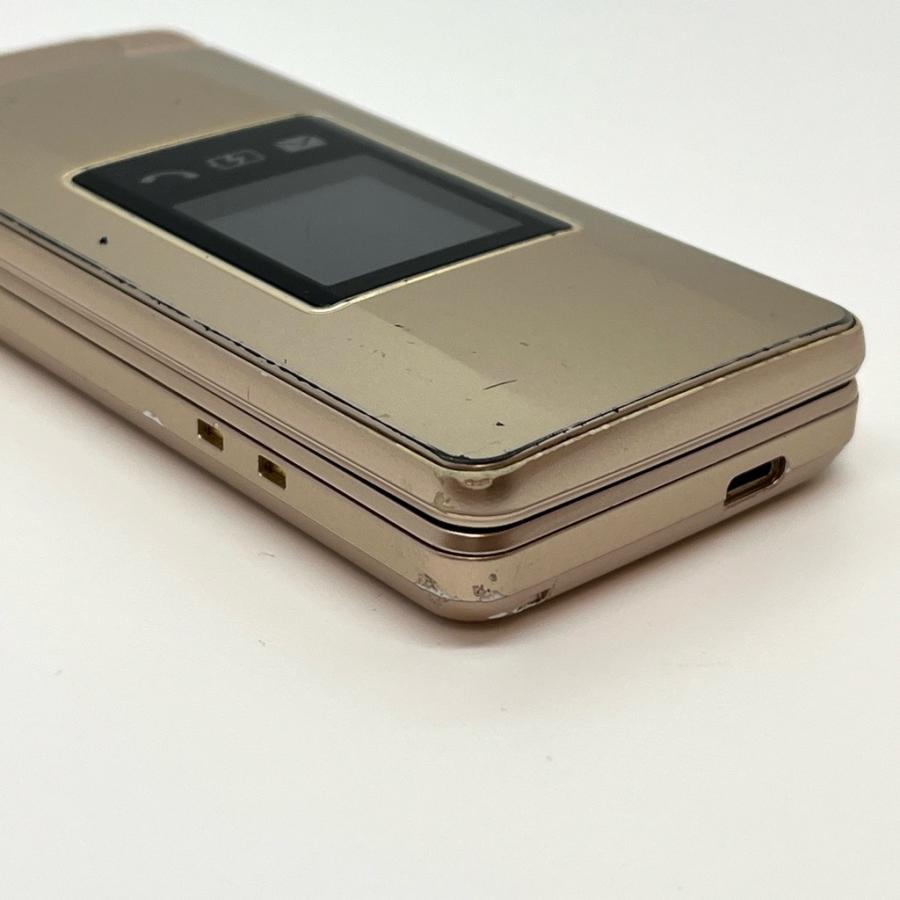 かんたん携帯10 807SH ゴールド ソフトバンク SIMロック解除済 AQUOS